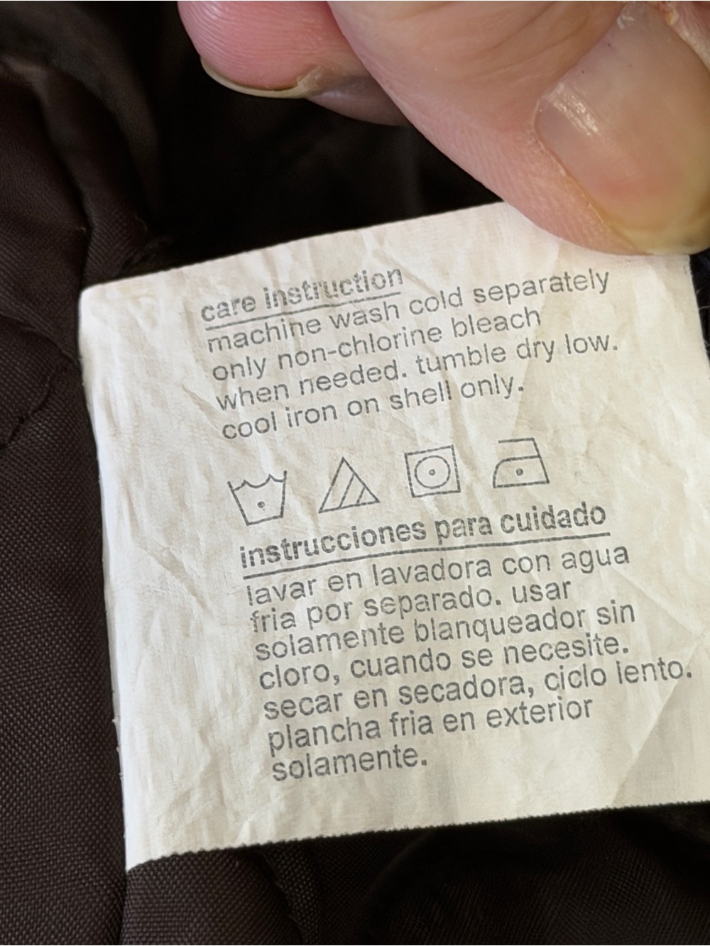 Esprit Brown Corduroy Double-Breasted Pea Coat - Picture 15 of 16